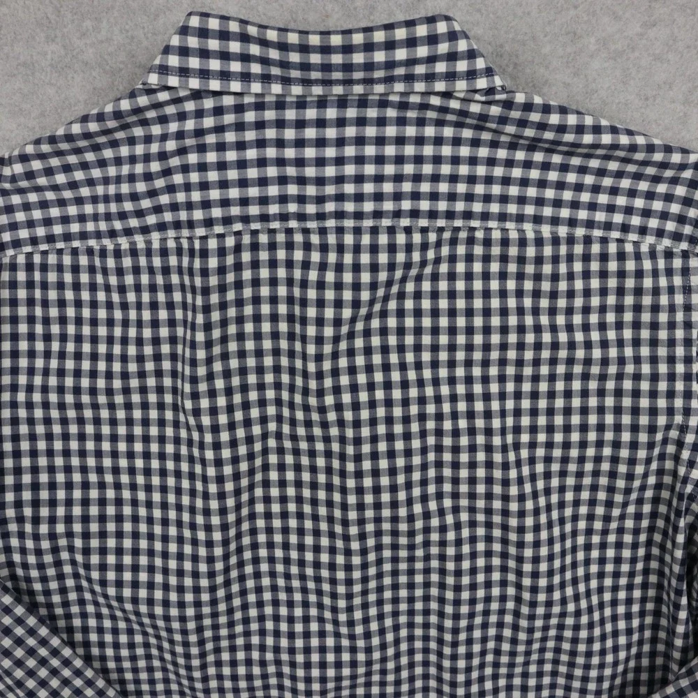 Banana Republic Shirt‎ Mens Small Soft Wash Standard Fit Button Blue Long Sleeve